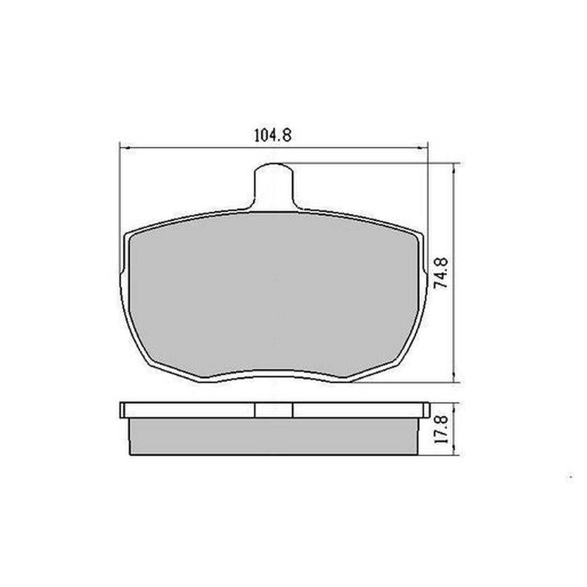 RDA Brakes Extreme Brake Pad Set RDX879SM