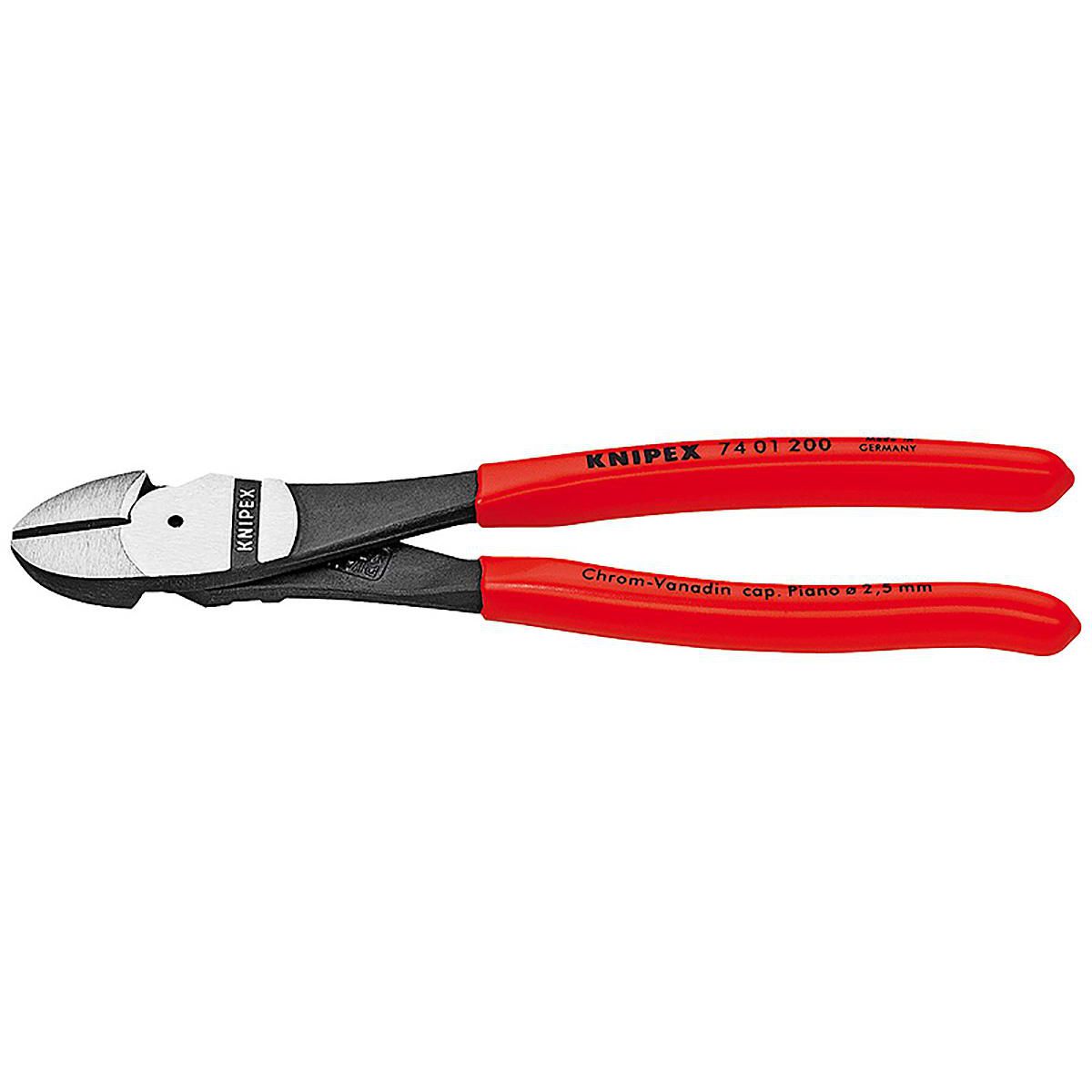 KNIPEX High Leverage Diagonal Cutting Pliers 180mm 7401180