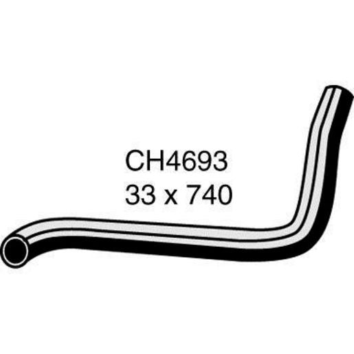 Mackay Bottom Radiator Hose CH4693