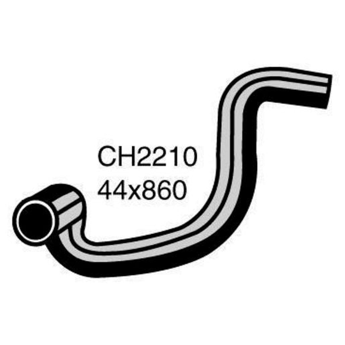 Mackay Bottom Radiator Hose CH2210