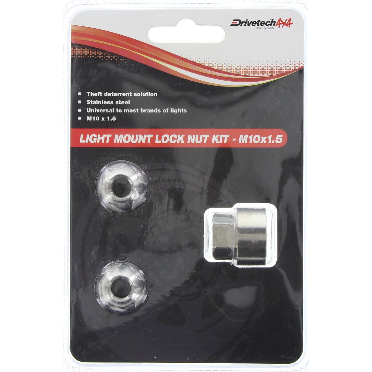 Drivetech 4X4 Light Bar Lock Nut Kit DT-LBLNM10