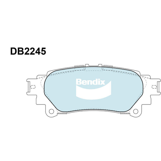 Bendix 4x4 Brake Pad Set Rear DB2245 -4WD