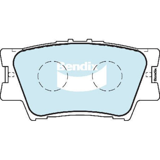 Bendix Heavy Duty Brake Pad Set Rear DB1832 HD