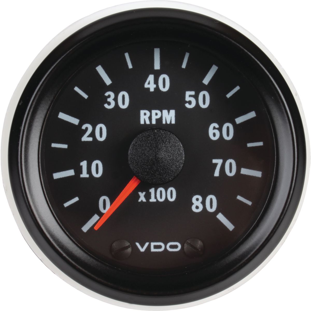 VDO Tachometer Elec 0-8000 RPM 52mm Round 12V 333015031