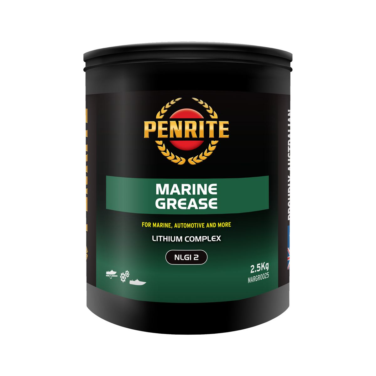 Penrite Marine Grease NGLI 2 Lithium Complex 2.5L