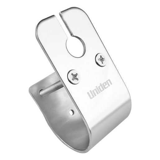 Uniden 50Mm Glossy Stainless Steel Bull Bar Mount With Cable Slot
