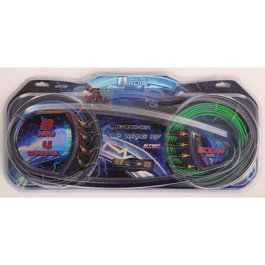 Aerpro Maxcor 4-Channel Amp Installation Kit 4AWG MX48