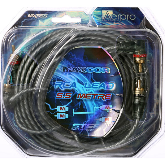 Aerpro 5M 2M/2M Right Angled RCA Lead