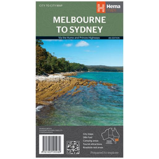 HEMA Melbourne to Sydney Map