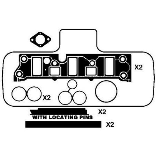 Permaseal Manifold Gasket Set MS3841K