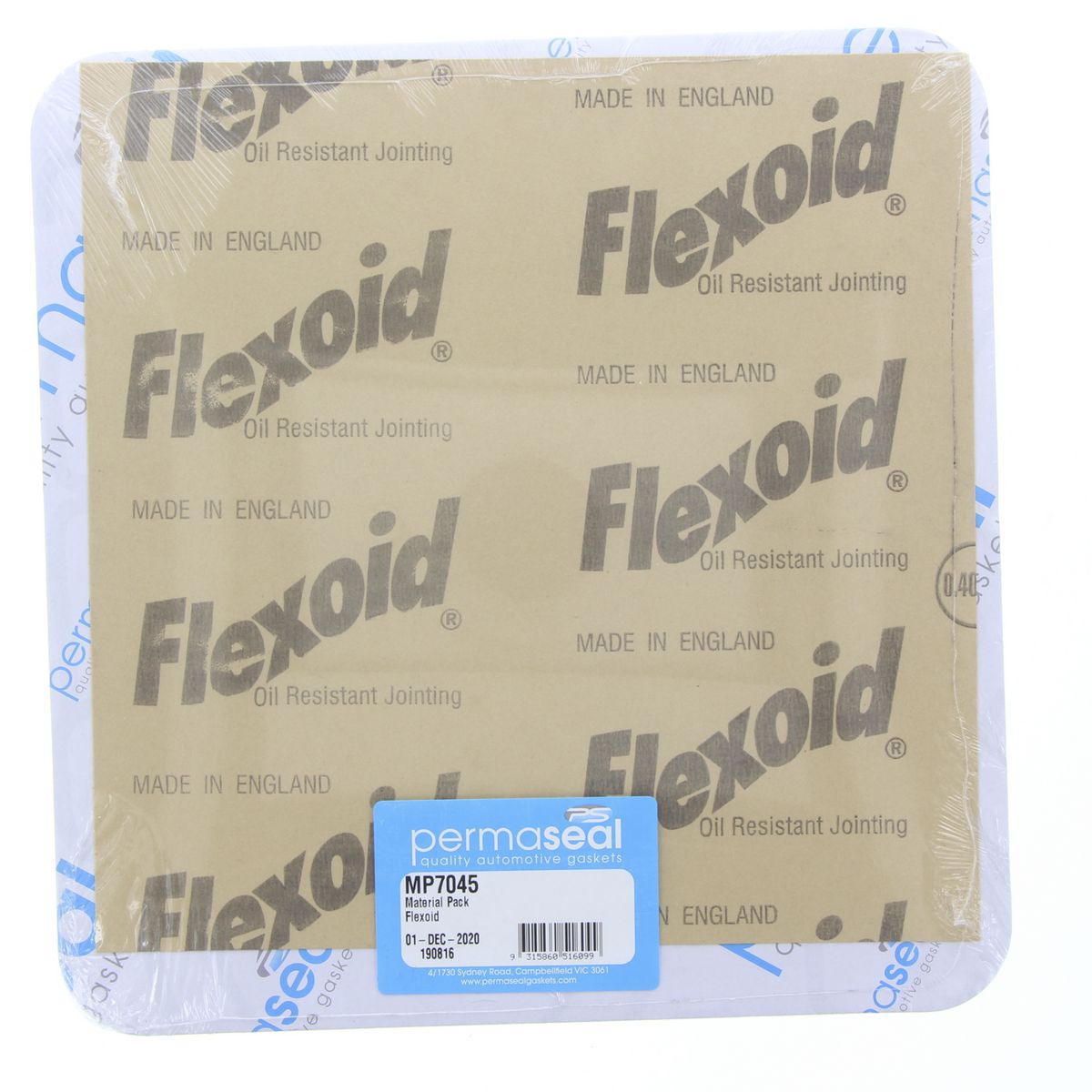 Permaseal Flexoid Paper Sheet 250x250x0.4mm MP7045