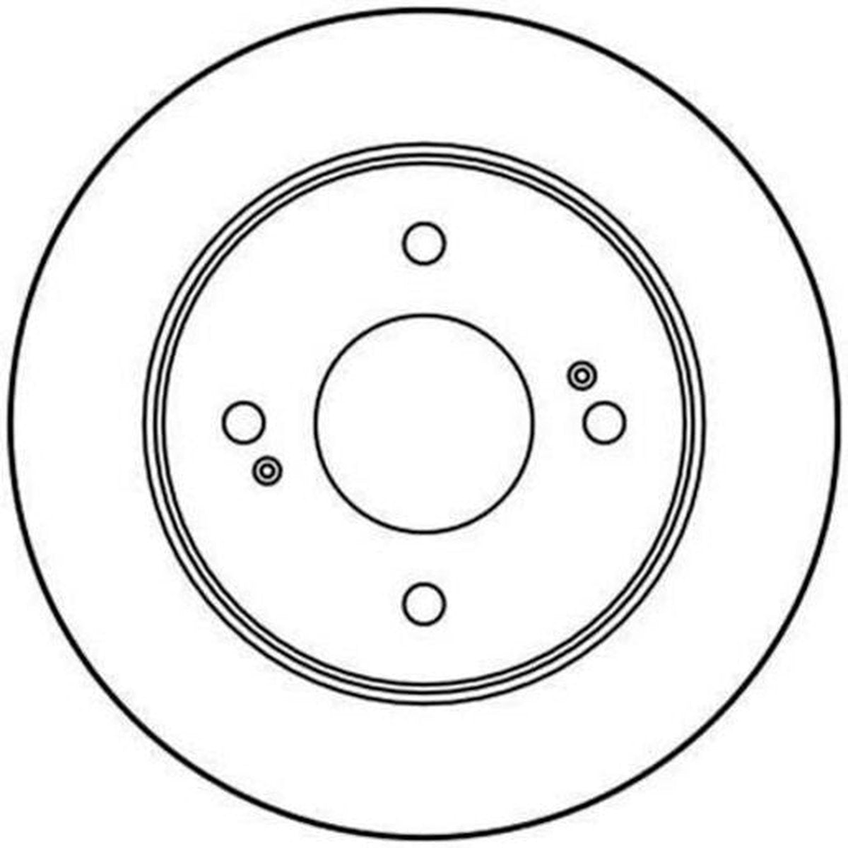 TRW Brake Rotor 258mm Front DF3018S