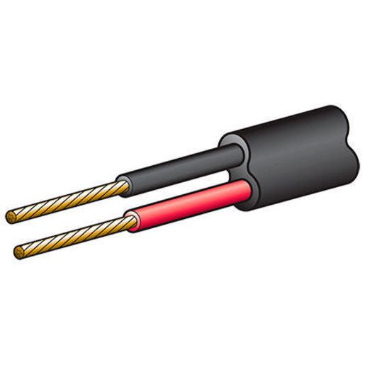 Narva 2mm Twin Core Sheathed Cable Red/Black 5A 30m 5822-30TW