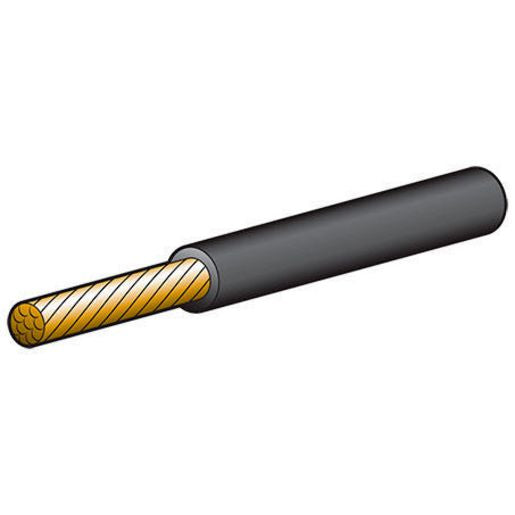 Narva 5mm Single Core Cable Black 25A 3m 5815-3BK