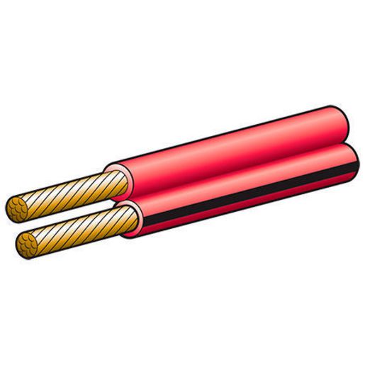 Narva Figure 8 Cable Twin Core 10A 3mm Red/Black 5823-10F8