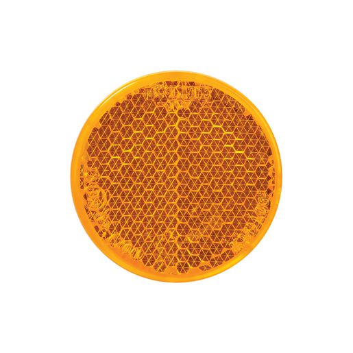 Narva Retro Reflector with Self Adhesive Round Amber 42mm (50Pk) 83991/50