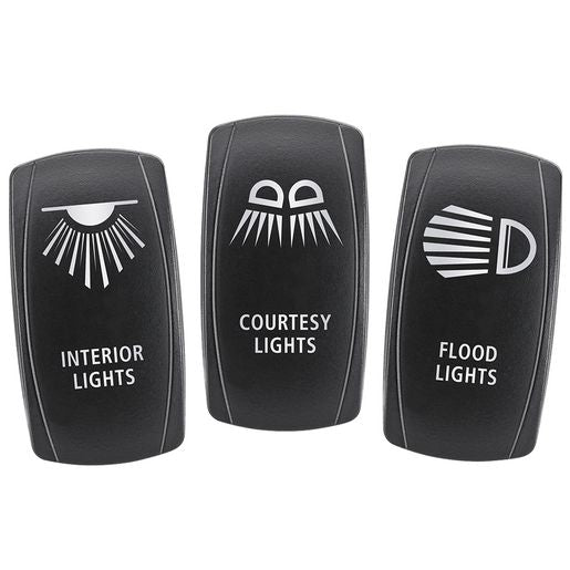 Narva Switch Face 3 Pack 63288BL