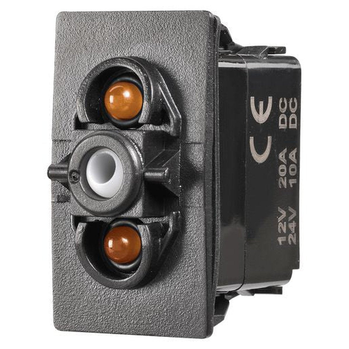 Narva Switch Momentary Rocker Base 12/24V Amber LED 63250BL