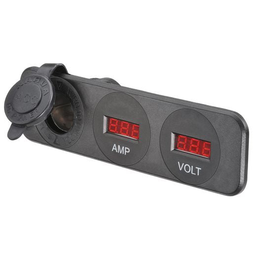 Narva HD Surface Mount Accessory/Amp Meter/Volt Meter 81185BL