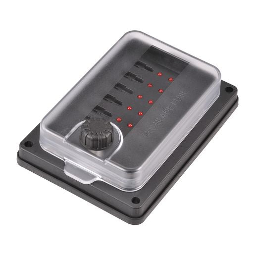 Narva Weatherproof ATS Fuse Box With LED 10 Way 54445BL