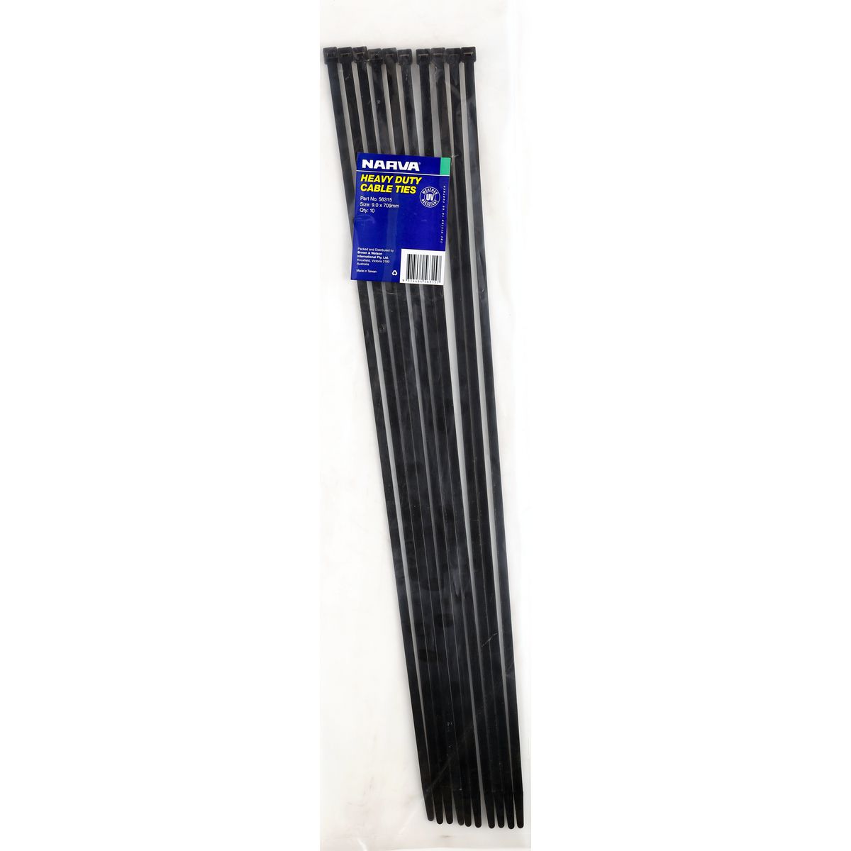 Narva Cable Tie Heavy Duty 9.0x709mm (10Pk) 56315