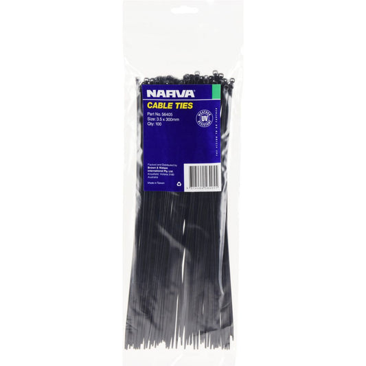 Narva Cable Tie 3.5x300mm (100Pk) 56405