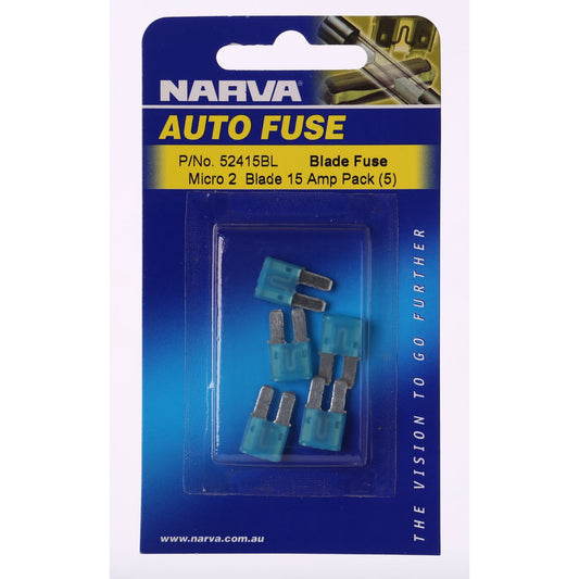Narva Blade Fuse Micro 15A (5Pk) 52415BL