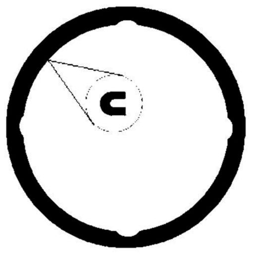 Permaseal Water Outlet Gasket LB197