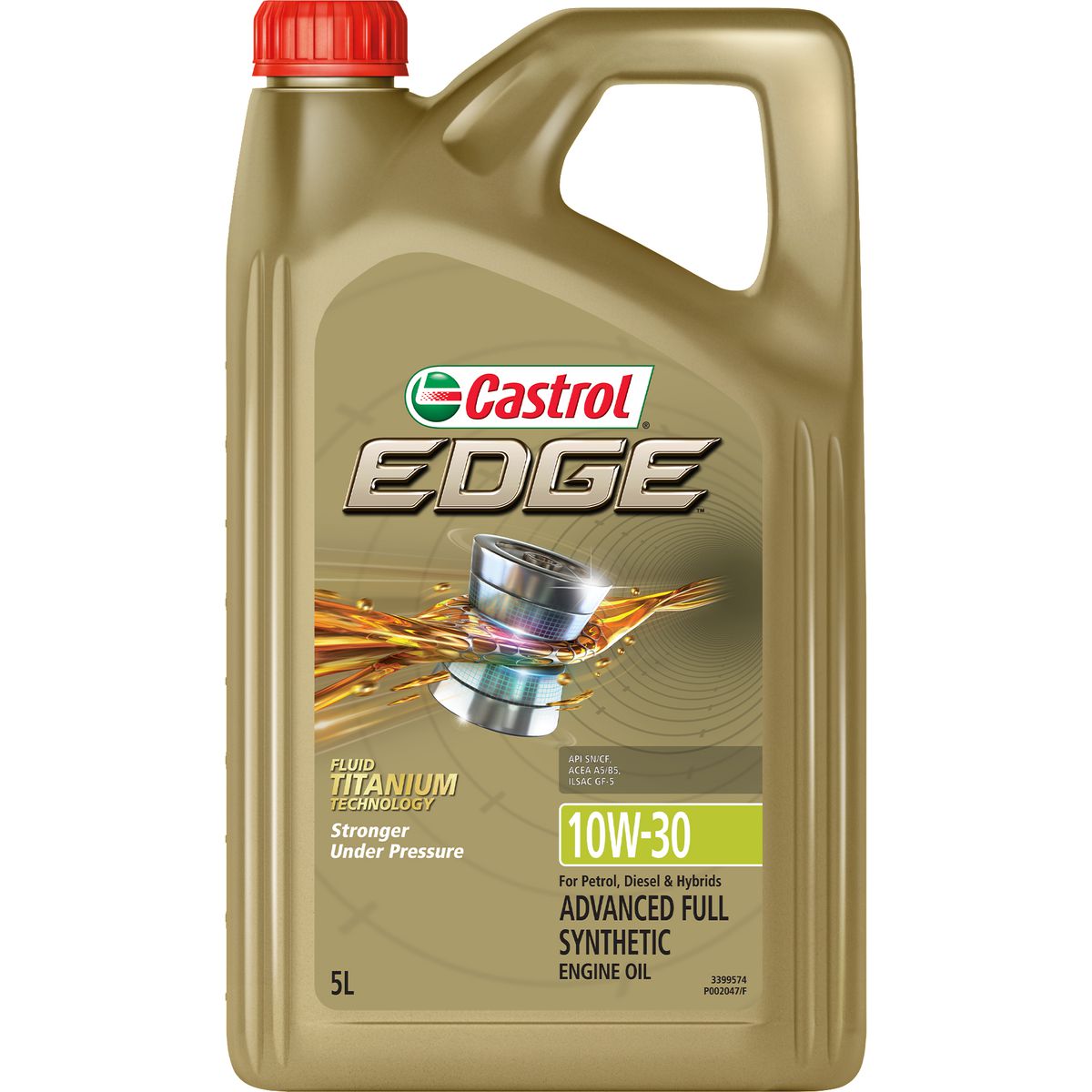 Castrol EDGE Full Synthetic Engine Oil 10W-30 5L 3399574