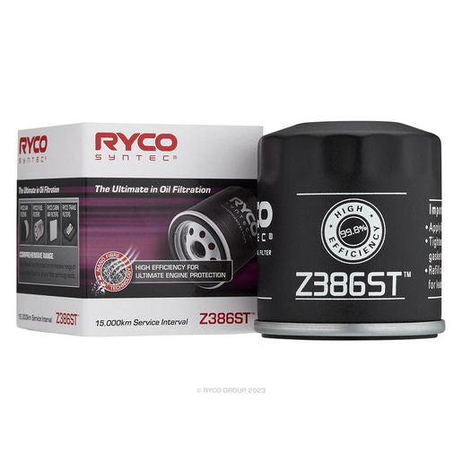 Ryco Syntec Oil Filter Z386ST