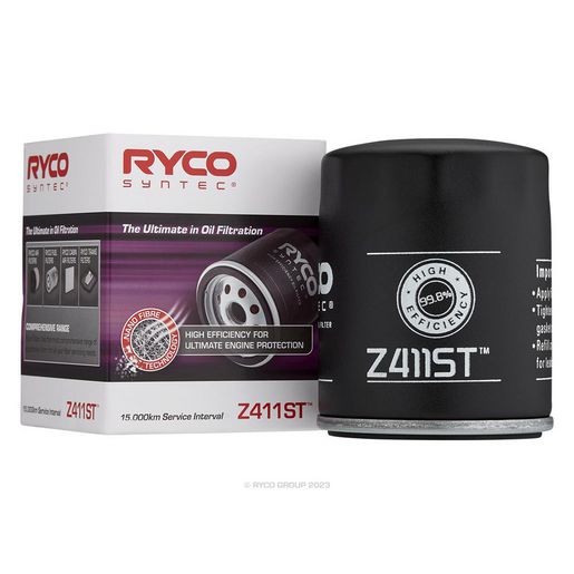 Ryco Syntec Oil Filter Z411ST