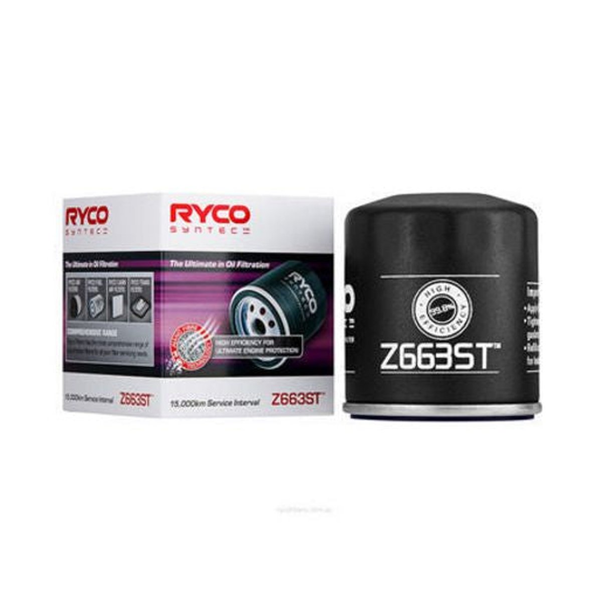 Ryco Syntec Oil Filter Z663ST