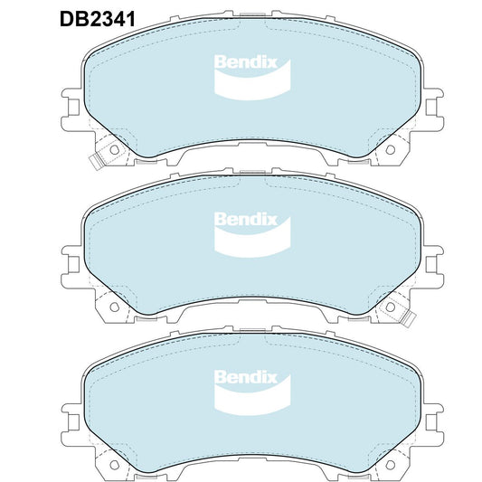 Bendix 4x4 Brake Pad Set Front DB2341 -4WD