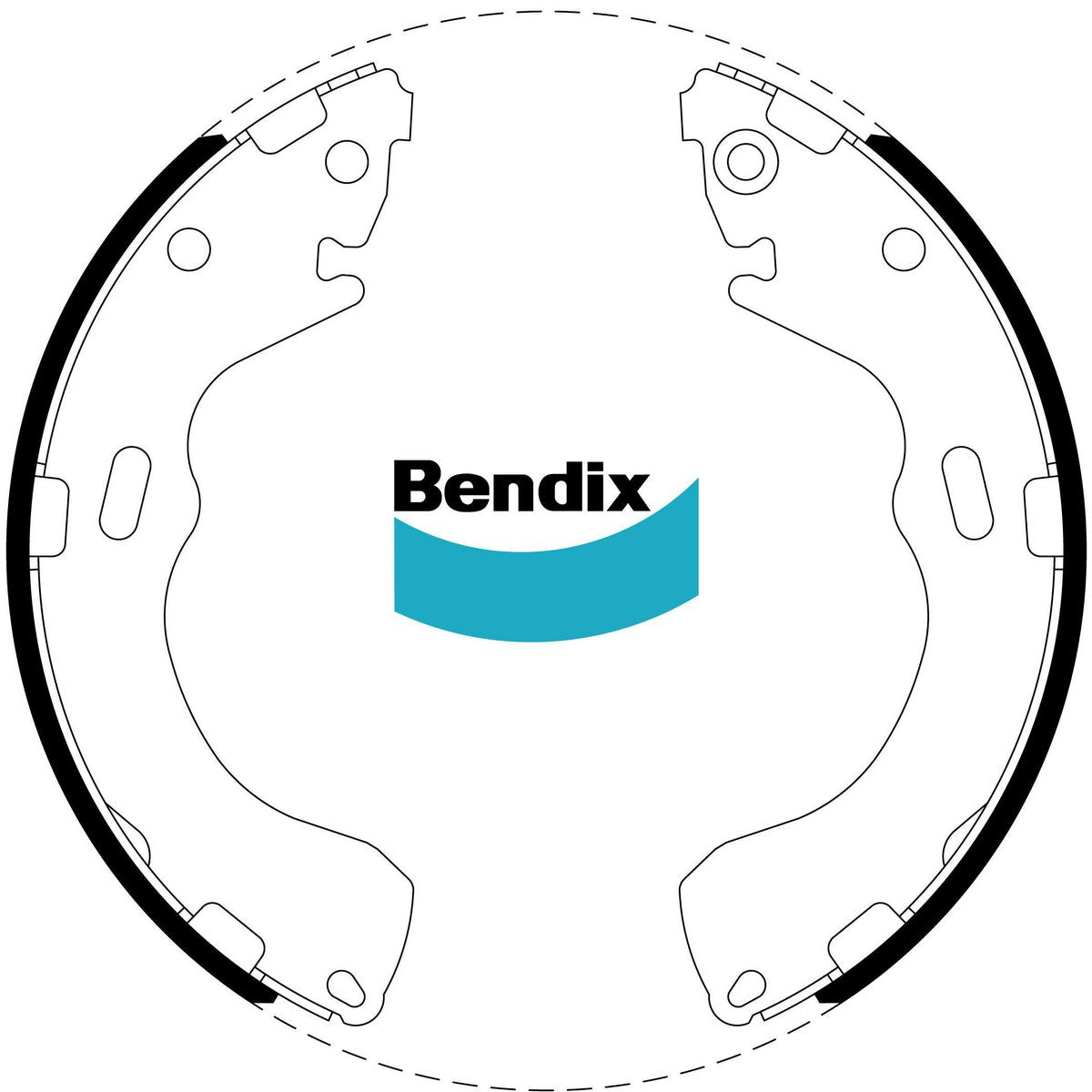 Bendix Brake Shoe Set BS5064