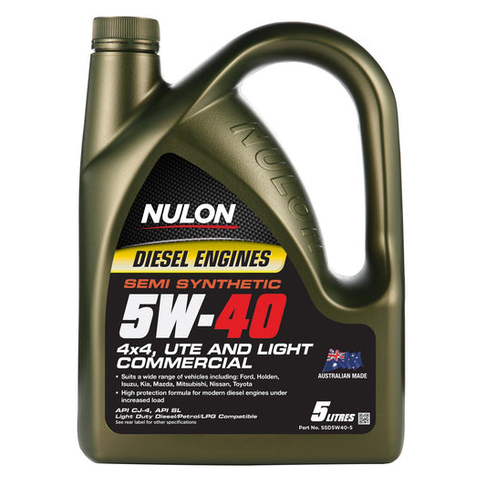 Nulon Semi Synthetic 4x4, Ute & Light Commercial Diesel Engine Oil 5W-40 5L