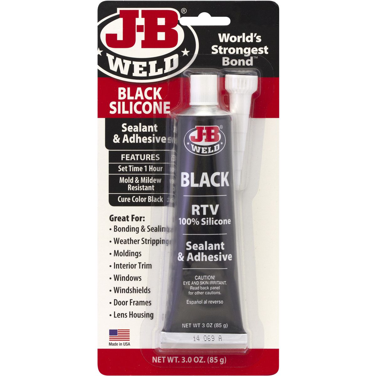 J-B Weld Black Silicone Sealant 31319