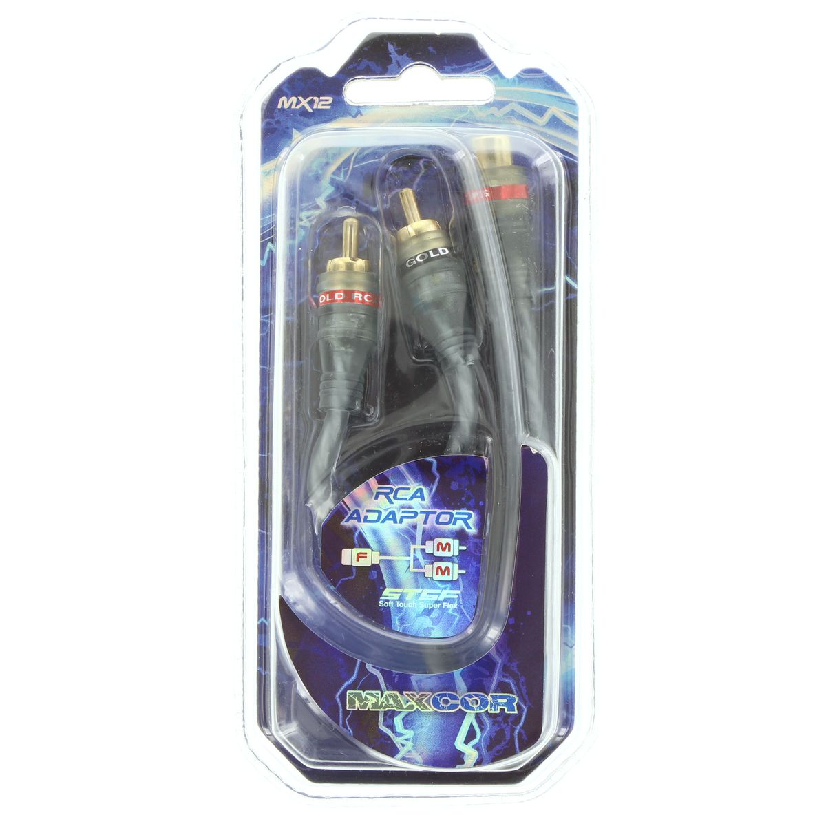 Aerpro 22cm 1F/2M RCA Y Splitter