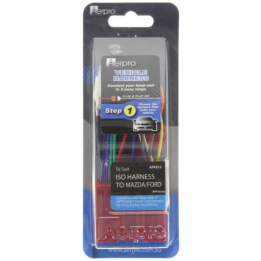 Aerpro ISO Harness fits Mazda/Ford