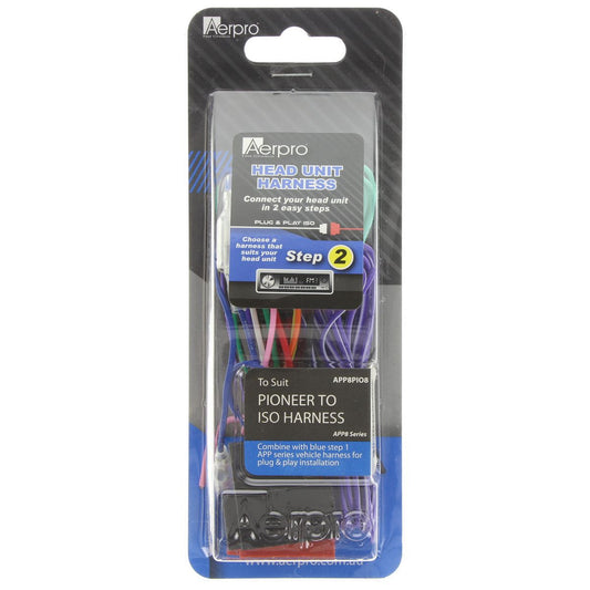 Aerpro Harness Pioneer AV To ISO 16 Pin APP8PIO8