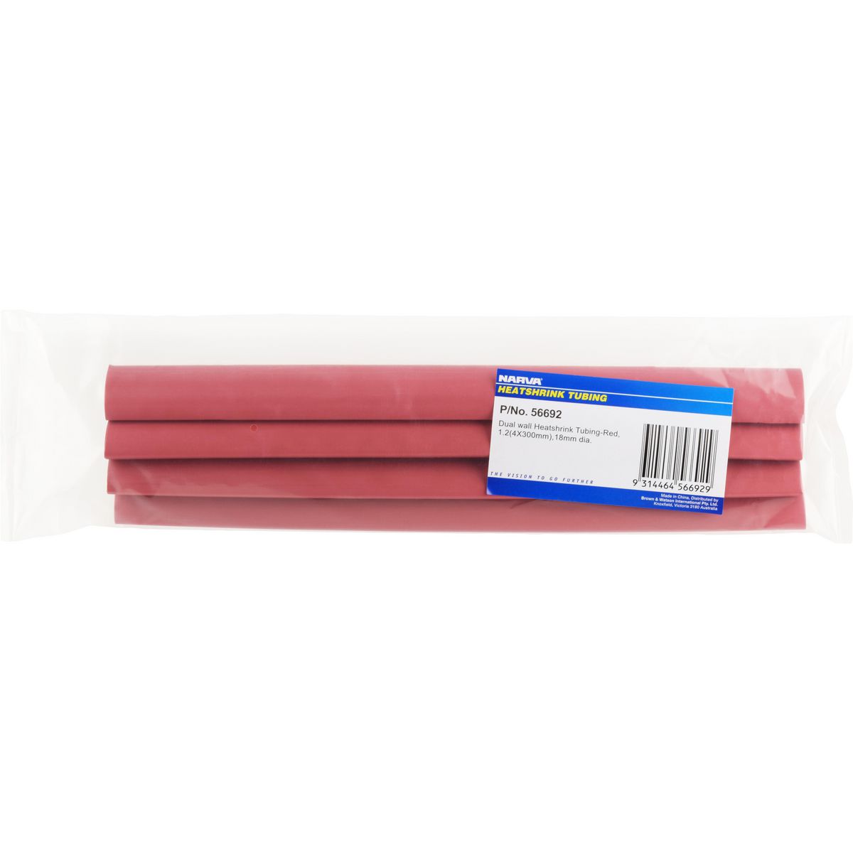 Narva Heatshrink Dual Wall 18mm Red 56692