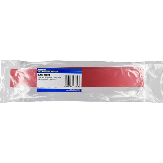 Narva Heatshrink Adhesive Dual Wall Red 24mm 56694