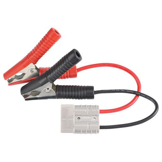 Narva Heavy Duty Adaptor with Battery Clips to Battery Connector 200mm 81067BL