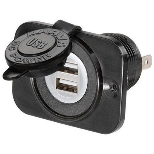 Narva Dual USB Single Socket Bulk (25Pk) 81134/25