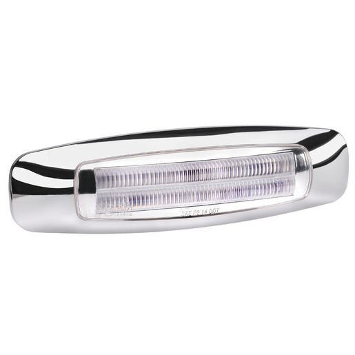 Narva Model 24 LED Light Guide Front End Outline Marker Lamp White 146mm x 40mm 9-33V 92450BL