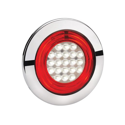 Narva Model 56 LED Reverse Lamp Red 9-33V with LED Tail Ring Red 95608