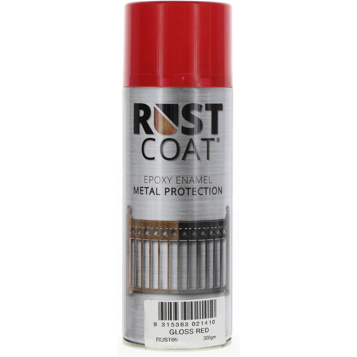 Balchan Rust Coat Epoxy Enamel Gloss Red 300g RUST05