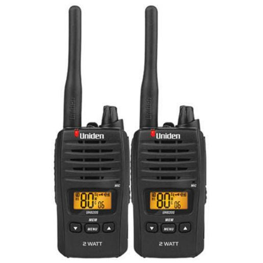 Uniden UH820S-2 - 2 Watt UHF Handheld - Twin Pack