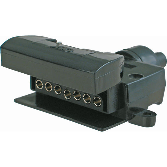 OEX Trailer Socket 7 Pin Flat Plastic ACX2805