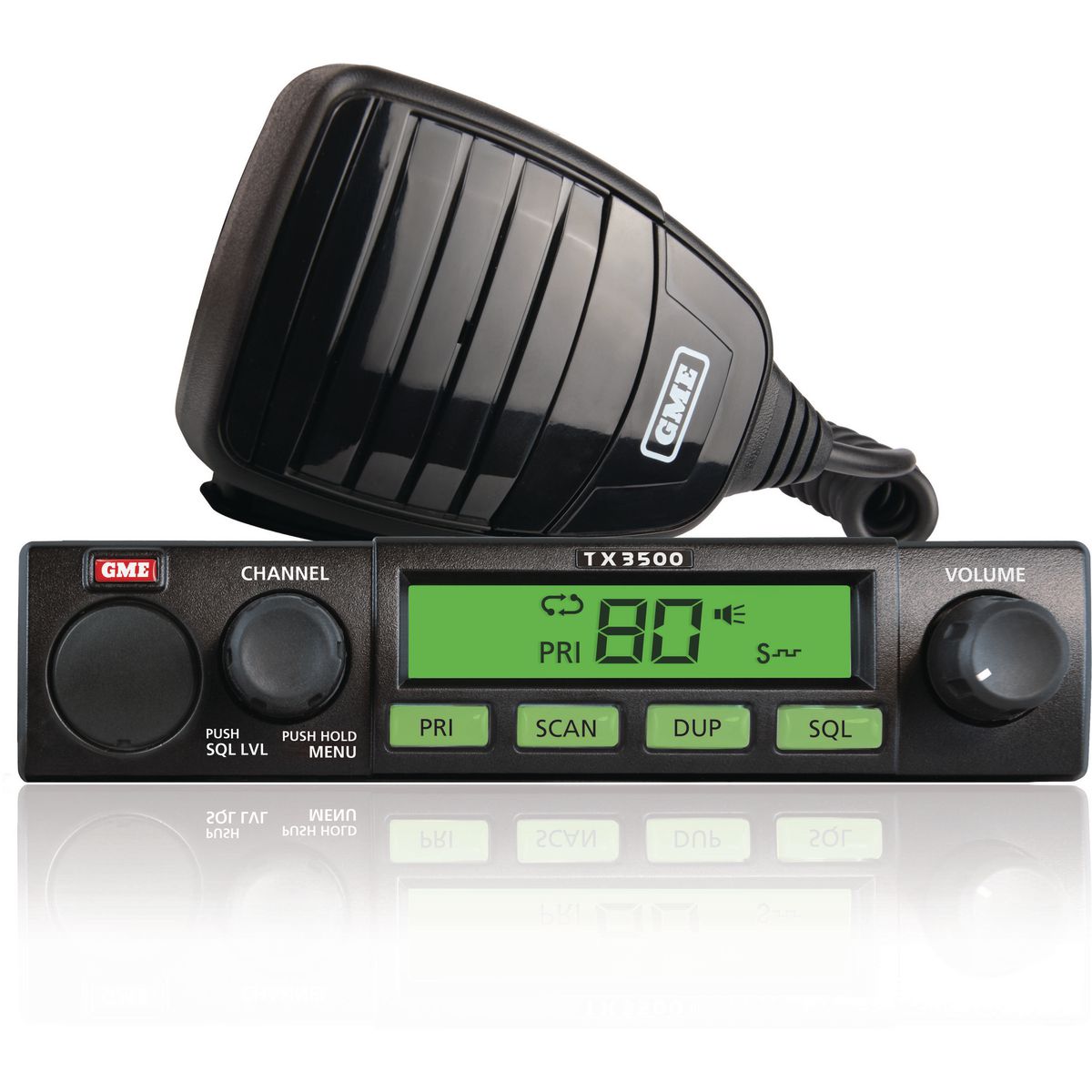 GME Compact Two Way UHF CB Radio 5W 80CH w/ ScanSuite TX3500S