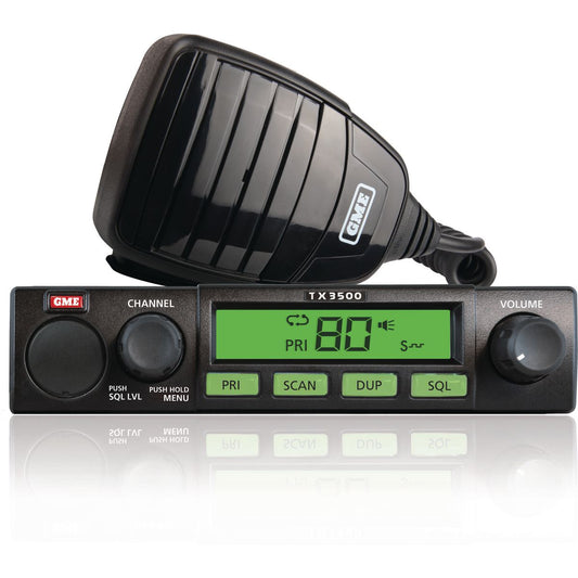 GME Compact Two Way UHF CB Radio 5W 80CH w/ ScanSuite TX3500S